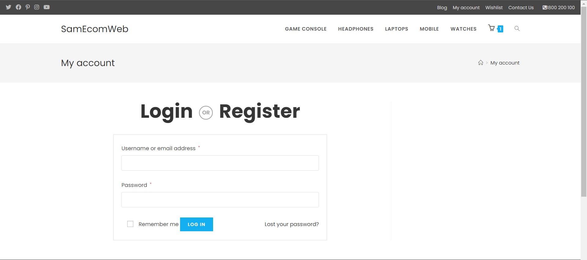 Ecom Login